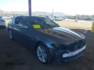 2016 BMW 5 Series 535i with VIN WBA5B1C54GG130262, listed as a IAAI auction lot 41755116 with 125,128 mi miles and . Bid and sale history available at carsss.com. Image 1.