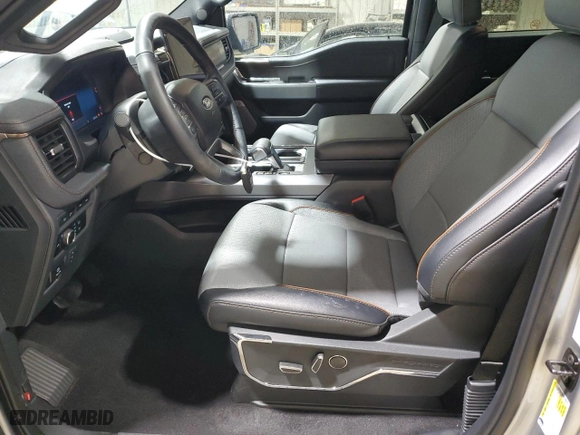 2024 Ford F-150 Lightning LARIAT with VIN 1FT6W5L74RWG04451, listed as a Copart auction lot 86058664 with 2,232 mi miles and Salvage Title. Bid and sale history available at carsss.com. Image 7.