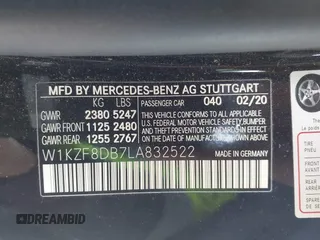 2020 Mercedes-Benz E 350 с VIN W1KZF8DB7LA832522, выставлен на аукционе IAAI как лот 41912241 с пробегом 31 203 миль миль и . История ставок и продаж доступна на DreamBid. Изображение 9.