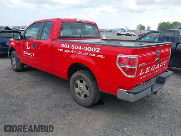 2013 Ford F-150 XL with VIN 1FTEX1CM2DKG41117, listed as a IAAI auction lot 42035732 with 1 mi miles. Bid and sale history available at carsss.com. Image 3.