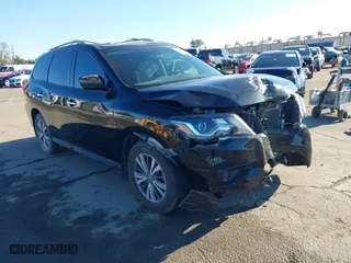 2019 Nissan Pathfinder SV with VIN 5N1DR2MN6KC611608, listed as a IAAI auction lot 41325452 with 80,811 mi miles. Bid and sale history available at carsss.com. Image 1.