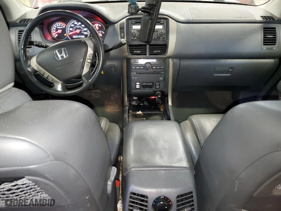 2007 Honda Pilot EX-L with VIN 5FNYF28667B035000, listed as a Copart auction lot 46336485 with 206,341 mi miles and Salvage Title. Bid and sale history available at carsss.com. Image 8.