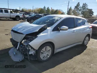2022 Nissan LEAF S with VIN 1N4AZ1BV3NC559014, listed as a Copart auction lot 79317984 with 11,073 mi miles and Salvage Title. Bid and sale history available at DreamBid. Image 1.