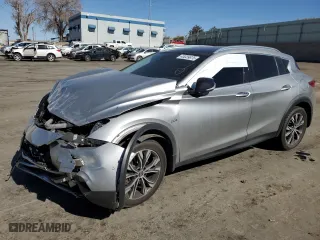 2017 Infiniti QX30 Premium with VIN SJKCH5CR7HA031553, listed as a Copart auction lot 45339875 with 89,903 mi miles and Salvage Title. Bid and sale history available at carsss.com. Image 1.