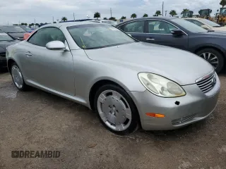 2002 Lexus SC with VIN JTHFN48Y420004275, listed as a Copart auction lot 75213054 with Not Provided miles and Non Repairable. Bid and sale history available at carsss.com. Image 4.