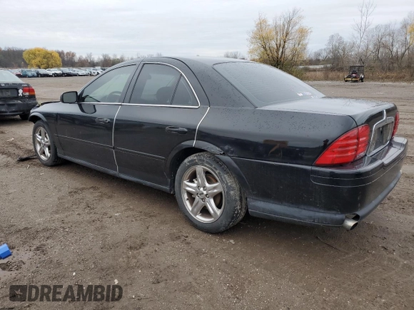 2002 Lincoln LS w/Base Pkg with VIN 1LNHM87A92Y698418, listed as a Copart auction lot 82087104 with 191,469 mi miles and Salvage Title. Bid and sale history available at carsss.com. Image 2.