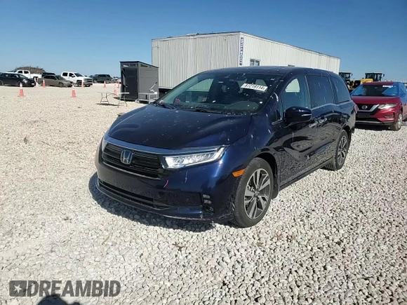 2022 Honda Odyssey Touring with VIN 5FNRL6H89NB044695, listed as a Copart auction lot 87219114 with 34,030 mi miles and Salvage Title. Bid and sale history available at DreamBid. Image 12.