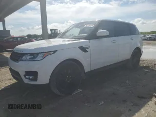2017 Land Rover Range Rover Sport SE with VIN SALWG2FK7HA125800, listed as a Copart auction lot 76115044 with 55,533 mi miles and Salvage Title. Bid and sale history available at carsss.com. Image 1.