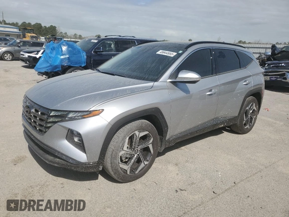 2023 Hyundai Tucson Limited with VIN 5NMJE3AE8PH221339, listed as a Copart auction lot 49944955 with 14,924 mi miles and Salvage Title. Bid and sale history available at carsss.com. Image 1.