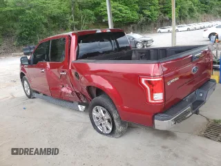 2015 Ford F-150 XL with VIN 1FTEW1CP3FFA62176, listed as a Copart auction lot 55364185 with 129,519 mi miles and Salvage title. Bid and sale history available at DreamBid. Image 2.