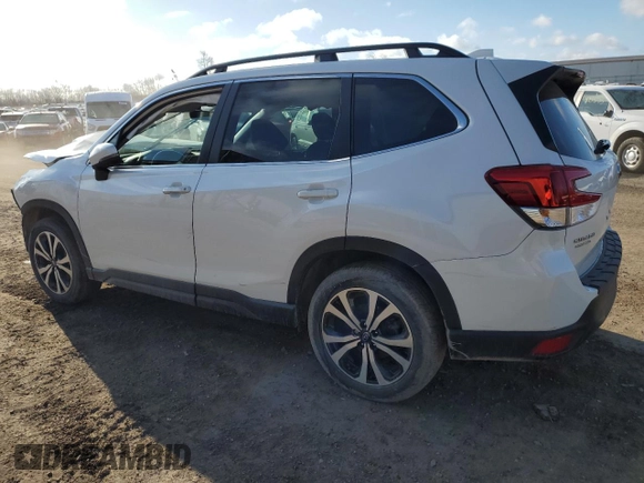 2022 Subaru Forester Limited with VIN JF2SKANC2NH410191, listed as a Copart auction lot 50654595 with 30,771 mi miles and Non Repairable. Bid and sale history available at carsss.com. Image 2.