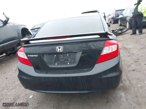 2012 Honda Civic Sdn LX with VIN 19XFB2F51CE070864, listed as a IAAI auction lot 41575487 with 184,281 mi miles. Bid and sale history available at carsss.com. Image 16.