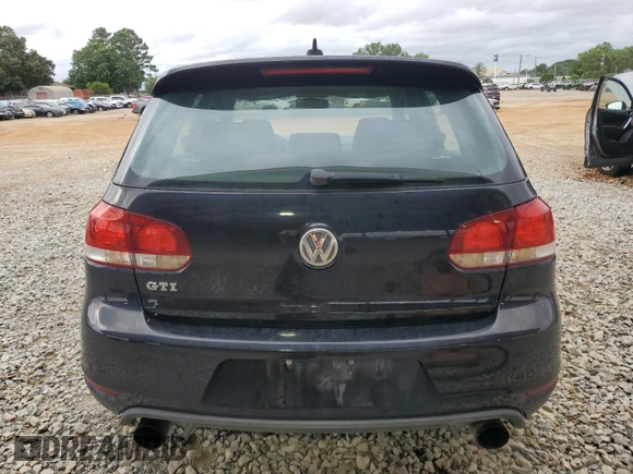2012 Volkswagen Golf GTI with VIN WVWGV7AJ3CW296519, listed as a Copart auction lot 61368815 with 150,122 mi miles and Salvage title. Bid and sale history available at DreamBid. Image 6.