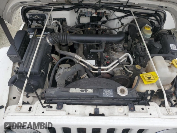 2002 Jeep Wrangler Sahara with VIN 1J4FA59S02P727359, listed as a Copart auction lot 74823414 with 84,186 mi miles and Salvage Title. Bid and sale history available at carsss.com. Image 11.