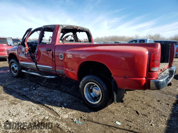 2005 Dodge 3500 SLT with VIN 3D7MS48C95G707768, listed as a Copart auction lot 42542925 with Not Provided miles and Non Repairable. Bid and sale history available at carsss.com. Image 2.
