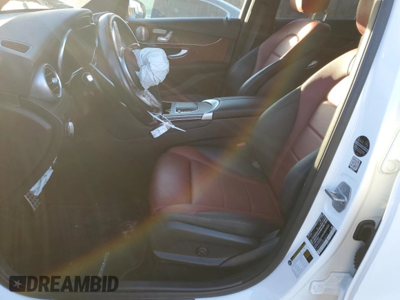 2021 Mercedes-Benz GLC with VIN W1N0J8EBXMF905170, listed as a Copart auction lot 86609244 with 46,880 mi miles and Salvage Title. Bid and sale history available at carsss.com. Image 7.