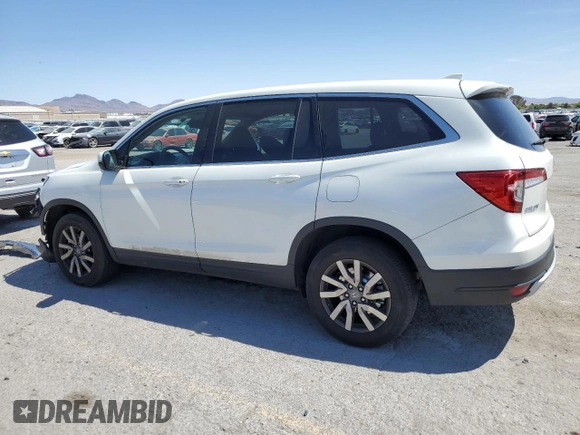 2019 Honda Pilot EX z VIN 5FNYF6H32KB050440, wystawiony jako Copart lot #54110515 z przebiegiem 68 262 mil mil oraz Szkoda całkowita • Salvage title. Historia ofert i sprzedaży dostępna na DreamBid. Obrazek 2.
