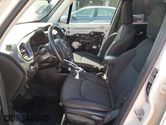2020 Jeep Renegade Latitude with VIN ZACNJABB9LPL09209, listed as a Copart auction lot 58385545 with 69,459 mi miles and Salvage title. Bid and sale history available at DreamBid. Image 7.
