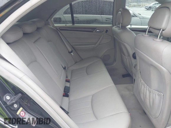 2005 Mercedes-Benz C 240 with VIN WDBRF61J25A790966, listed as a IAAI auction lot 41506319 with 190,131 mi miles and . Bid and sale history available at DreamBid. Image 8.
