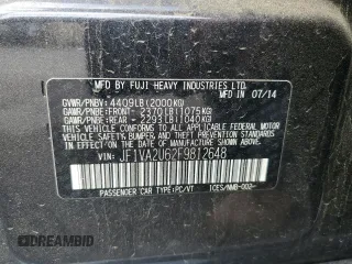 2015 Subaru WRX STI Limited z VIN JF1VA2U62F9812648, wystawiony jako Copart lot #51293345 z przebiegiem 40 905 mil mil oraz Szkoda całkowita • Salvage title. Historia ofert i sprzedaży dostępna na DreamBid. Obrazek 14.