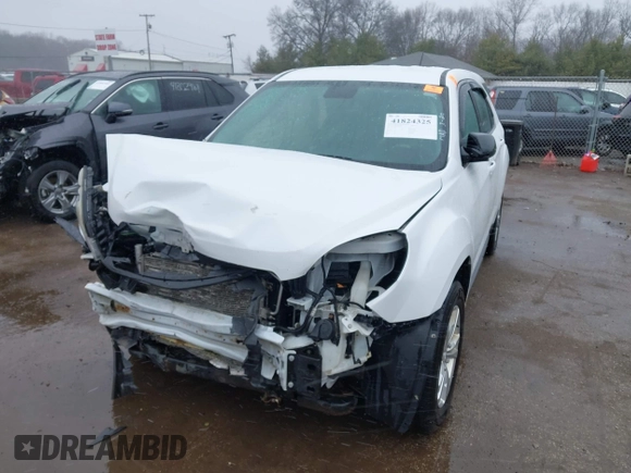 2016 Chevrolet Equinox LS with VIN 2GNALBEK5G6211527, listed as a IAAI auction lot 41824325 with 155,066 mi miles. Bid and sale history available at carsss.com. Image 2.