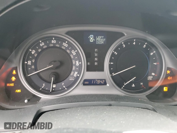 2010 Lexus IS 250 with VIN JTHBF5C24A5110506, listed as a Copart auction lot 52931455 with 117,942 mi miles and Salvage Title. Bid and sale history available at DreamBid. Image 9.