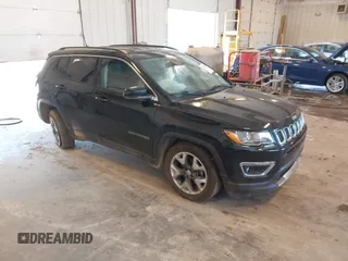 2018 Jeep Compass Limited z VIN 3C4NJDCBXJT349081, wystawiony jako IAAI lot #42534929 z przebiegiem 106 781 mil mil oraz . Historia ofert i sprzedaży dostępna na DreamBid. Obrazek 1.