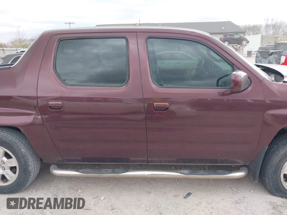 2008 Honda Ridgeline RTL with VIN 2HJYK16558H511163, listed as a IAAI auction lot 42037960 with 191,456 mi miles. Bid and sale history available at carsss.com. Image 13.