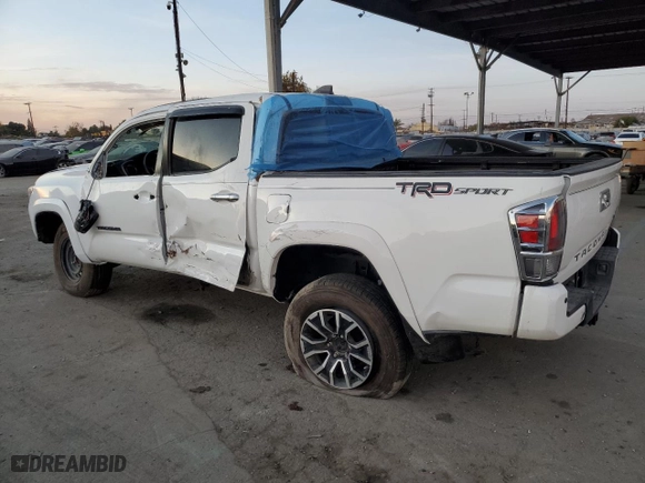 2021 Toyota Tacoma 2WD SR5 with VIN 3TMAZ5CN1MM145520, listed as a Copart auction lot 85115654 with 0 mi miles and Salvage Title. Bid and sale history available at carsss.com. Image 2.
