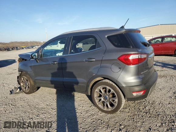 2019 Ford EcoSport Titanium with VIN MAJ3S2KE8KC307483, listed as a Copart auction lot 43940135 with 77,883 mi miles and Salvage Title. Bid and sale history available at DreamBid. Image 2.