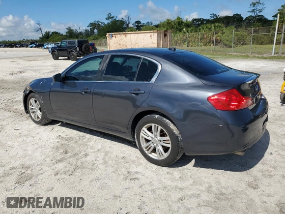 2011 Infiniti G25 x с VIN JN1DV6AR4BM452180, выставлен на аукционе Copart как лот 56844815 с пробегом 133 040 миль миль и Чистый • Clean title. История ставок и продаж доступна на DreamBid. Изображение 2.