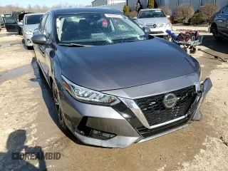 2021 Nissan Sentra SV with VIN 3N1AB8CV1MY255548, listed as a Copart auction lot 46843875 with 87,708 mi miles and Non Repairable. Bid and sale history available at carsss.com. Image 14.