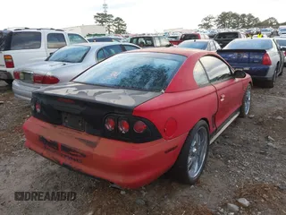 1995 Ford Mustang with VIN 1FALP4043SF160964, listed as a IAAI auction lot 41842585 with 221,359 mi miles. Bid and sale history available at carsss.com. Image 4.