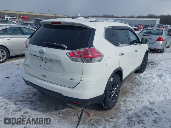 2016 Nissan Rogue SV with VIN 5N1AT2MT9GC780340, listed as a IAAI auction lot 41317932 with 127,873 mi miles and . Bid and sale history available at DreamBid. Image 4.