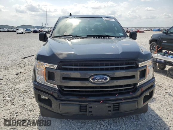 2020 Ford F-150 XL with VIN 1FTEW1C51LKF53637, listed as a Copart auction lot 54132605 with 27,132 mi miles and Salvage title. Bid and sale history available at DreamBid. Image 5.