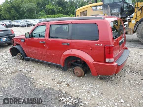 2011 Dodge Nitro Heat with VIN 1D4PU4GKXBW607656, listed as a Copart auction lot 52365495 with 101,298 mi miles and Non repairable. Bid and sale history available at DreamBid. Image 2.
