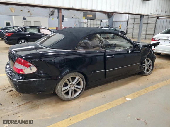2006 Mercedes-Benz CLK-Class 3.5L with VIN WDBTK56J66F169464, listed as a Copart auction lot 86990314 with 173,705 mi miles and Salvage Title. Bid and sale history available at carsss.com. Image 3.