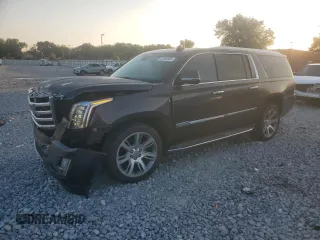 2015 Cadillac Escalade ESV Premium z VIN 1GYS4TKJ5FR596807, wystawiony jako Copart lot #53264905 z przebiegiem 90 305 mil mil oraz Czysty tytuł • Clean title. Historia ofert i sprzedaży dostępna na DreamBid. Obrazek 1.