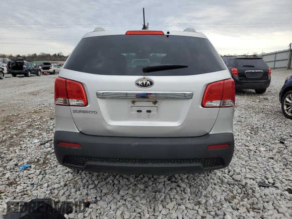 2012 Kia Sorento LX with VIN 5XYKTDA22CG276900, listed as a Copart auction lot 48140525 with 234,531 mi miles and Clean Title. Bid and sale history available at carsss.com. Image 6.