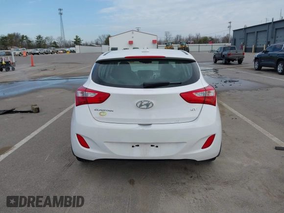 2013 Hyundai Elantra GT with VIN KMHD35LE1DU145894, listed as a IAAI auction lot 41828751 with 90,529 mi miles. Bid and sale history available at carsss.com. Image 16.