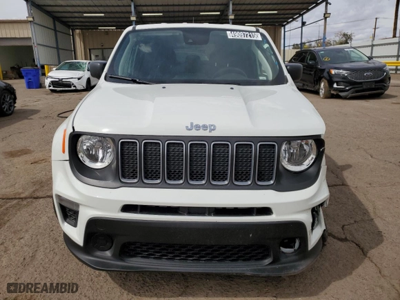 2023 Jeep Renegade Upland with VIN ZACNJDB18PPP67161, listed as a Copart auction lot 49097215 with 21,151 mi miles and Salvage Title. Bid and sale history available at carsss.com. Image 5.