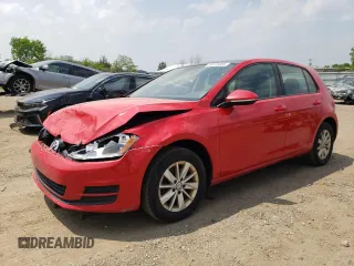 2015 Volkswagen Golf TSI S z VIN 3VW217AU7FM032740, wystawiony jako Copart lot #59191855 z przebiegiem 191 084 mil mil oraz Szkoda całkowita • Salvage title. Historia ofert i sprzedaży dostępna na DreamBid. Obrazek 1.