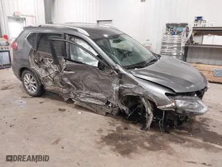 2017 Nissan Rogue SL with VIN 5N1AT2MV2HC890942, listed as a IAAI auction lot 41335376 with 107,082 mi miles. Bid and sale history available at carsss.com. Image 1.