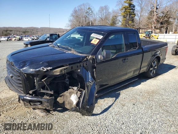 2016 Ford F-150 XL with VIN 1FTEX1CP9GFA20044, listed as a Copart auction lot 89380495 with 171,091 mi miles and Salvage Title. Bid and sale history available at carsss.com. Image 1.