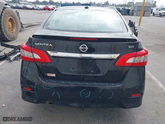2015 Nissan Sentra S with VIN 3N1AB7AP3FY267069, listed as a IAAI auction lot 42021321 with 110,563 mi miles. Bid and sale history available at carsss.com. Image 17.