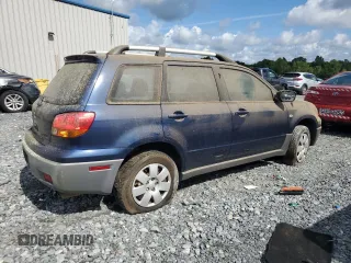 2003 Mitsubishi Outlander LS with VIN JA4LZ31G33U072138, listed as a Copart auction lot 63572054 with 108,858 mi miles and Non Repairable. Bid and sale history available at carsss.com. Image 3.