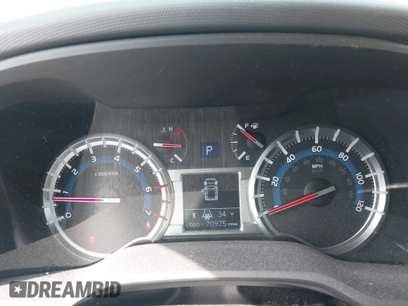 2018 Toyota 4Runner SR5 with VIN JTEBU5JR0J5546028, listed as a IAAI auction lot 41938341 with 70,975 mi miles. Bid and sale history available at carsss.com. Image 7.