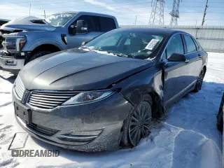 2016 Lincoln MKZ with VIN 3LN6L2JK8GR633834, listed as a Copart auction lot 45532625 with 164,478 mi miles and Salvage Title. Bid and sale history available at carsss.com. Image 1.