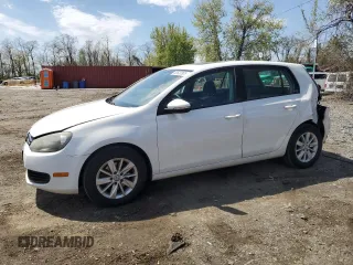 2012 Volkswagen Golf with VIN WVWDB7AJ3CW233383, listed as a Copart auction lot 52623305 with 209,814 mi miles and Salvage Title. Bid and sale history available at DreamBid. Image 1.