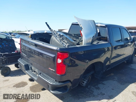 2022 Chevrolet Silverado 1500 RST with VIN 3GCPADED4NG614504, listed as a IAAI auction lot 41819300 with Not Provided miles and . Bid and sale history available at DreamBid. Image 4.